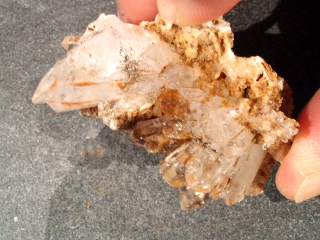 (image for) Clear Quartz: crystal cluster (Africa) - Click Image to Close
