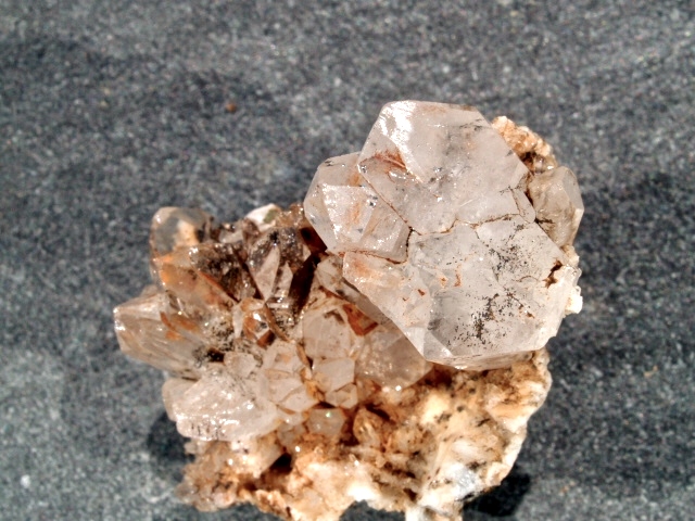 (image for) Clear Quartz: crystal cluster (Africa) - Click Image to Close