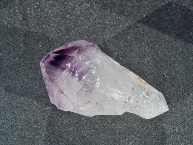 (image for) Amethyst: crystal - part-polished point (Madagascar) - Click Image to Close