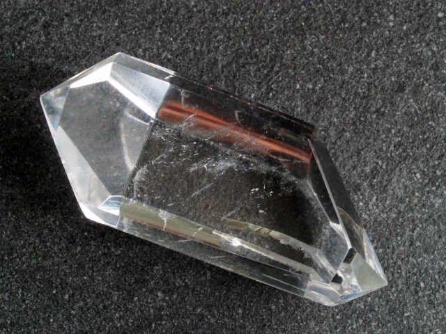 (image for) Clear Quartz: polished point - DT (Madagascar) - Click Image to Close