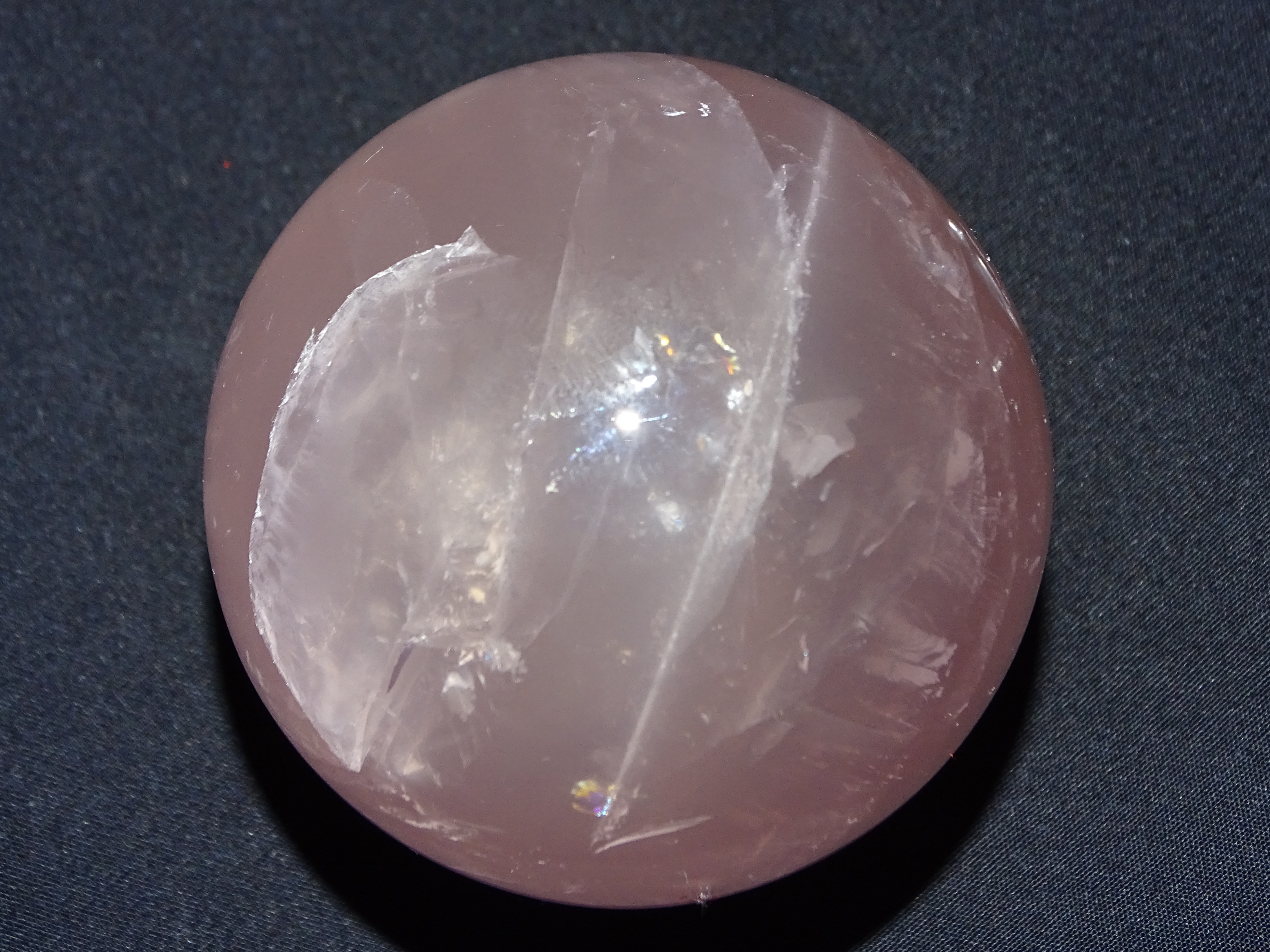 (image for) Rose Quartz - Asterated: sphere - 5.75cm (Madagascar) - Click Image to Close