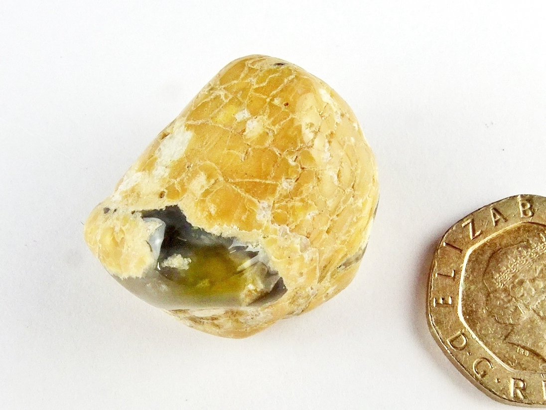 (image for) Amulet Stone (Thunder Egg):polished nodule - Click Image to Close