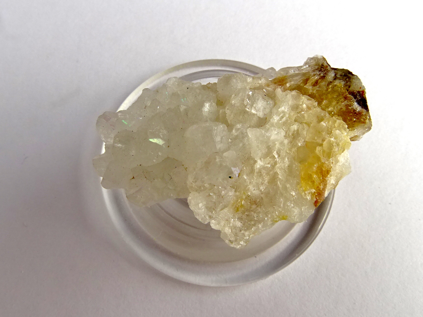 (image for) Ananda Quartz (Anandalite): crystal cluster (India) - Click Image to Close