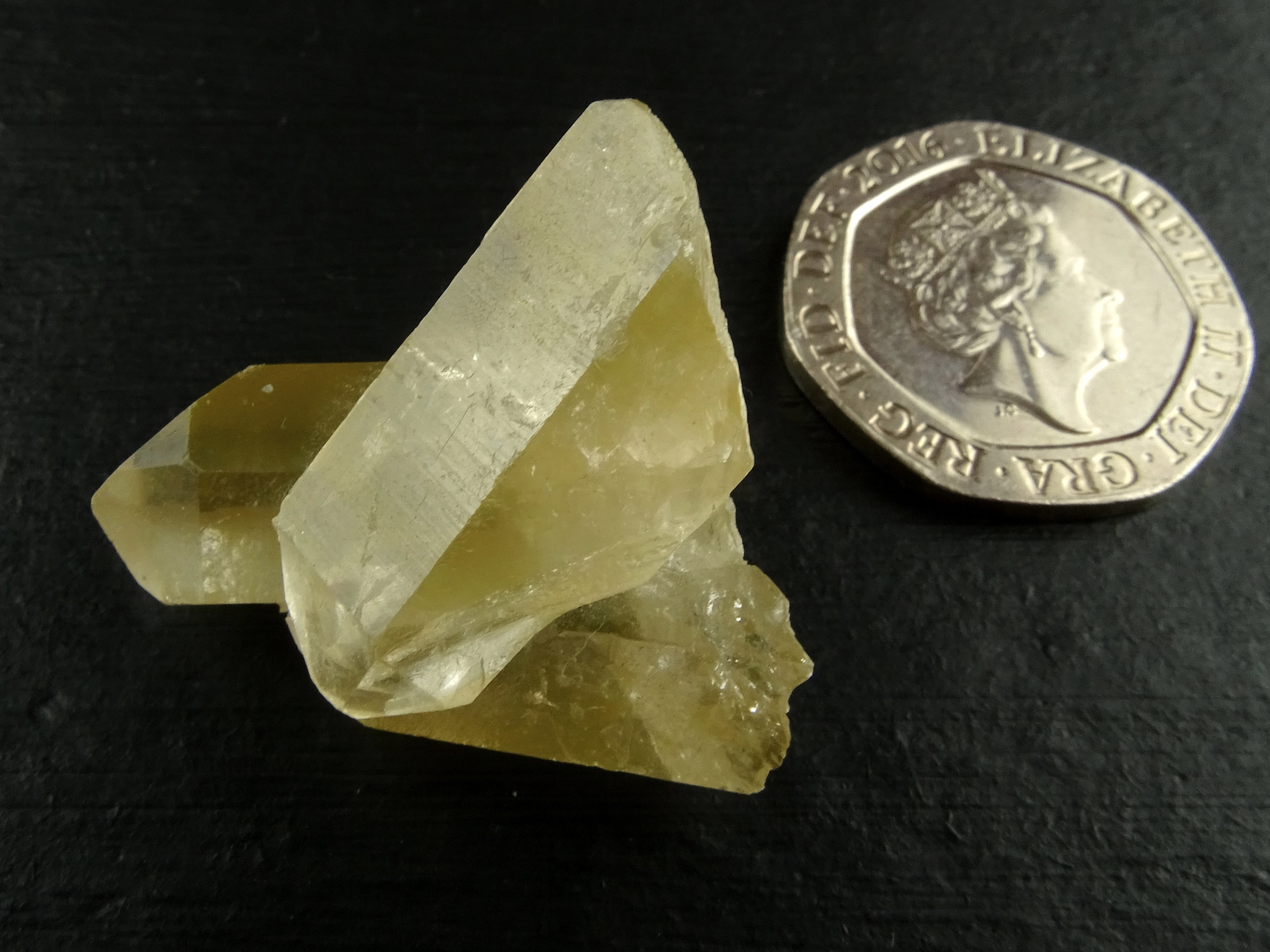 (image for) Citrine - natural: crystal cluster - Click Image to Close