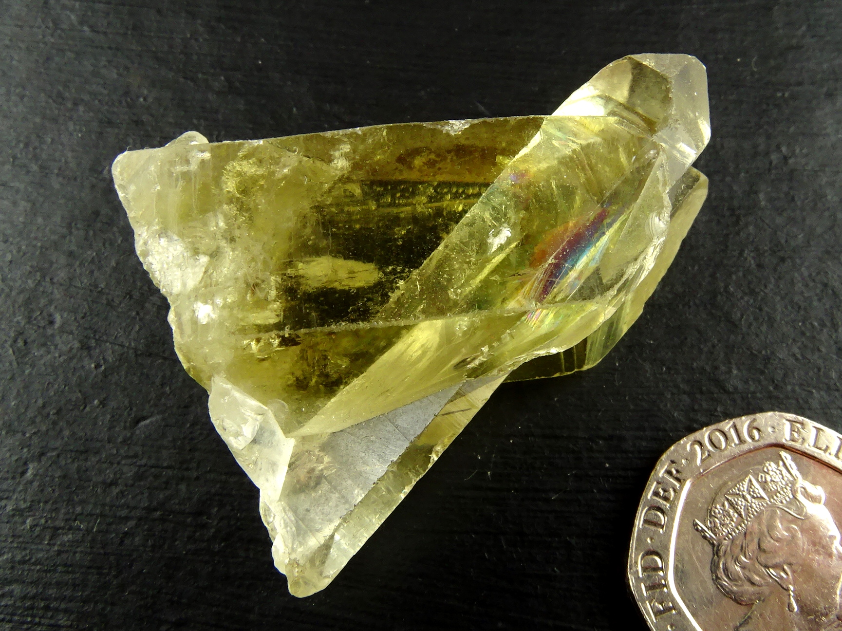 (image for) Lemon (Ouro Verde) Quartz: crystal - Bridge - Click Image to Close