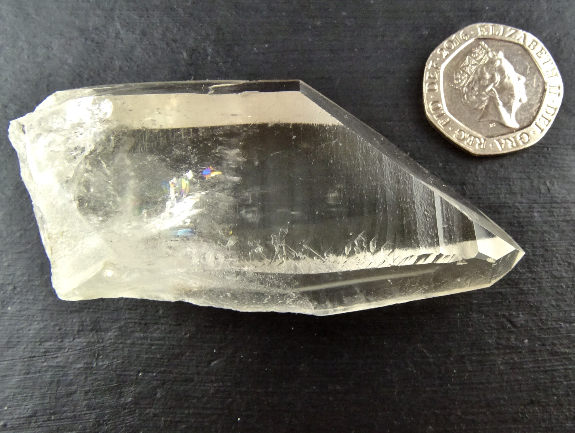 (image for) Clear Quartz: crystal - Click Image to Close