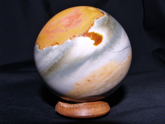 (image for) Gaia (Polychrome) Jasper: sphere - 6cm (Madagascar) - Click Image to Close