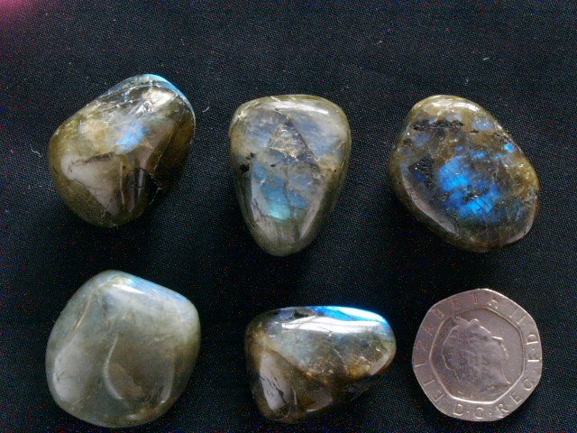 (image for) Labradorite : tumbled stones - Click Image to Close