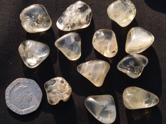 (image for) Golden Labradorite - B grade: tumbled stones (small) - Click Image to Close