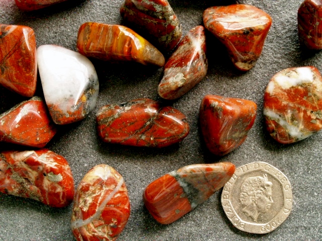 (image for) Starry Jasper: tumbled stones - Click Image to Close